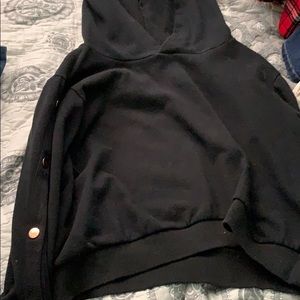 cropped hoodie